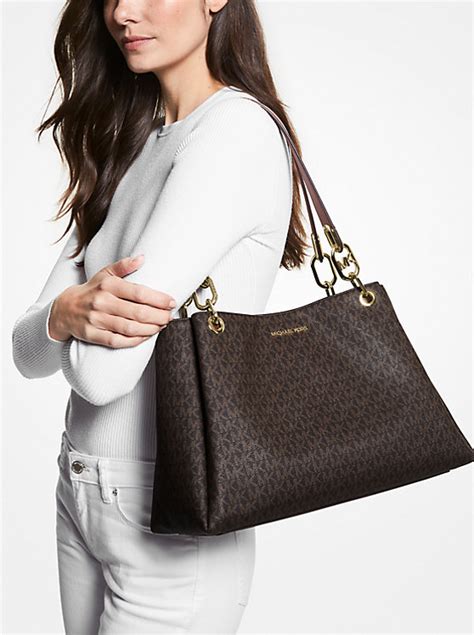 michael kors trisha large|michael kors trisha handbag.